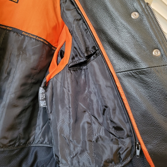 Genuine Leather Moto Jacket - Picture 9 of 12